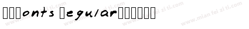 MTFonts Regular字体转换